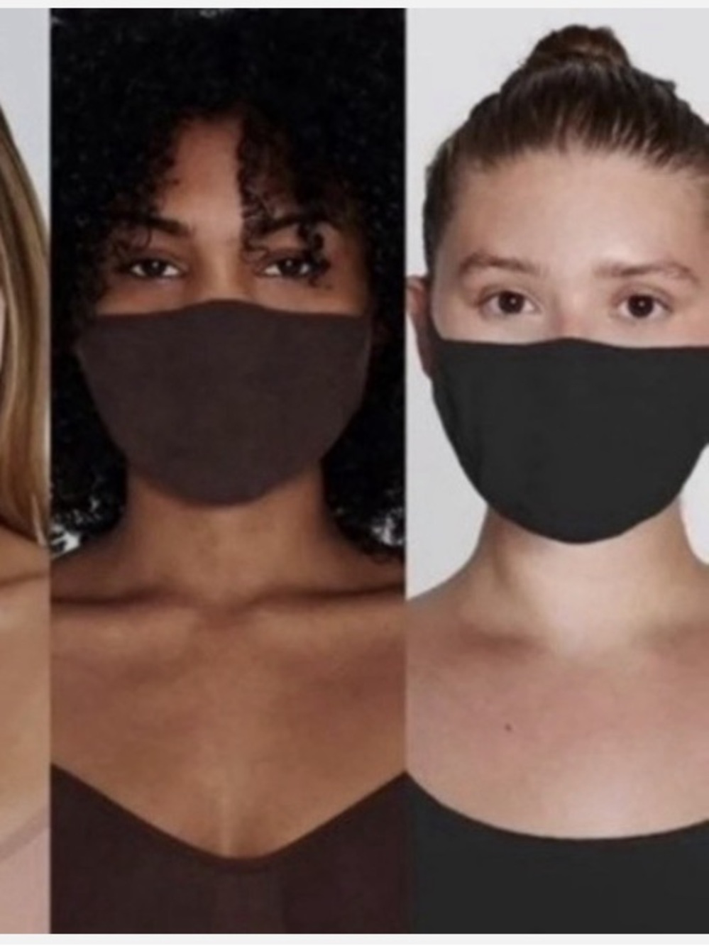 X 2 SKIMS Face Masks - Cocoa/Onyx